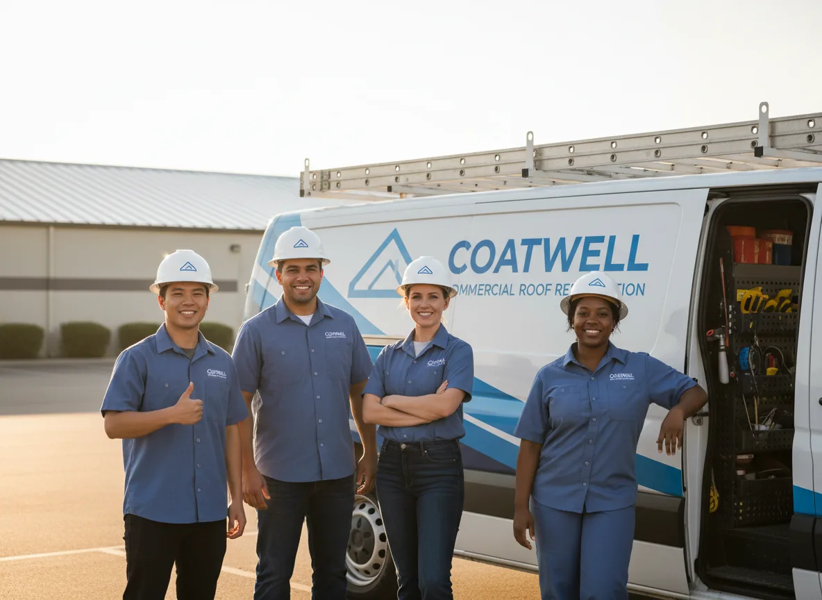 Commercial roof coating company in Calera, OK